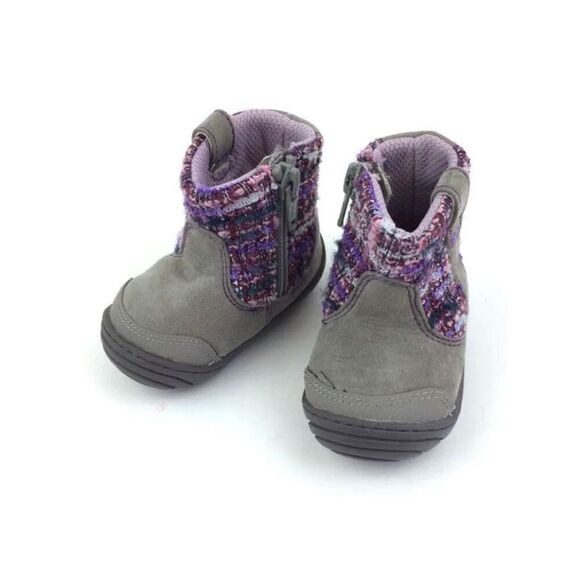 Surprize by Stride Rite Infant 2 Adora Baby Bootie Shoes - Picture 1 of 6